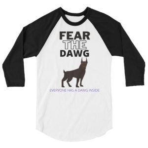 3/4 sleeve raglan shirt