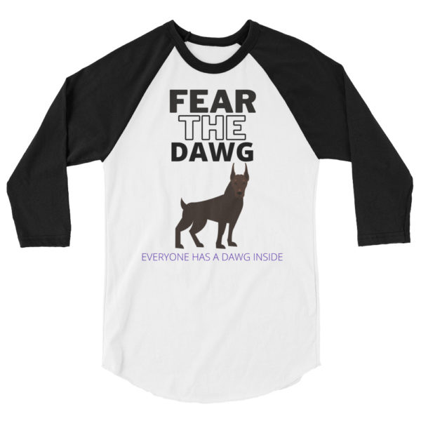 3/4 sleeve raglan shirt